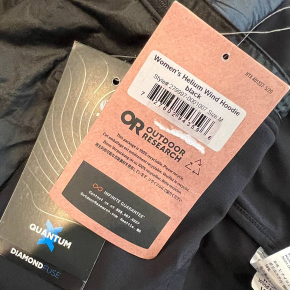 NWT Outdoor Research Women's Helium Wind Hoodie (M) - Picture 10 of 12